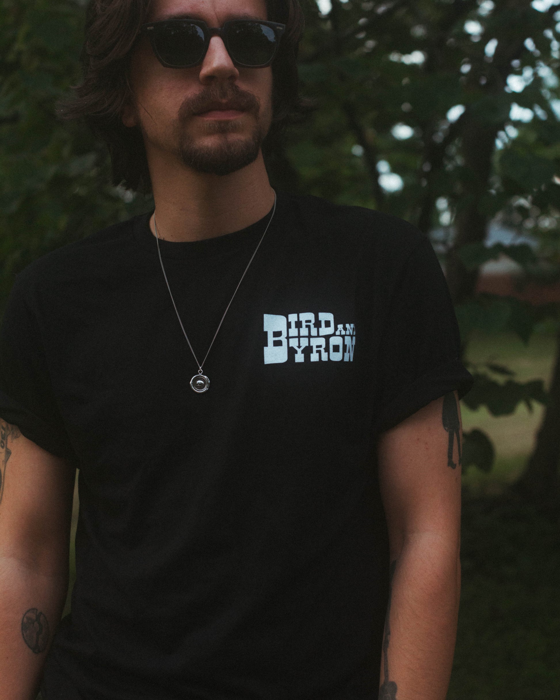 Black Train Logo Tee