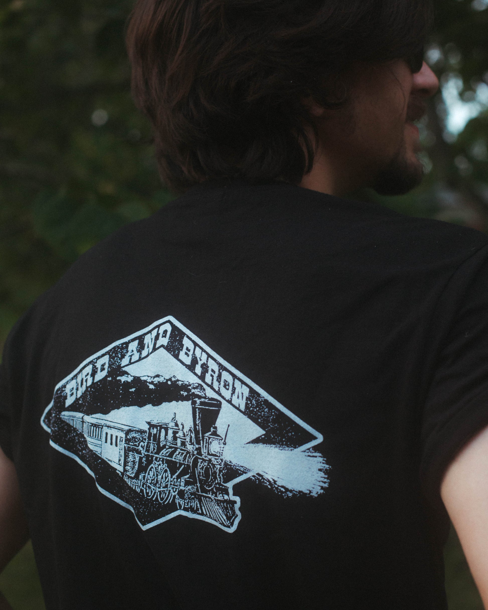 Black Train Logo Tee