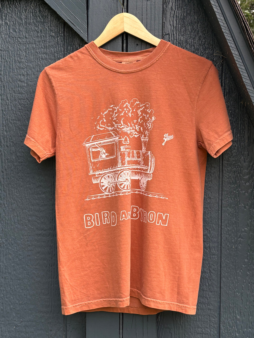 Orange Train Logo Tee