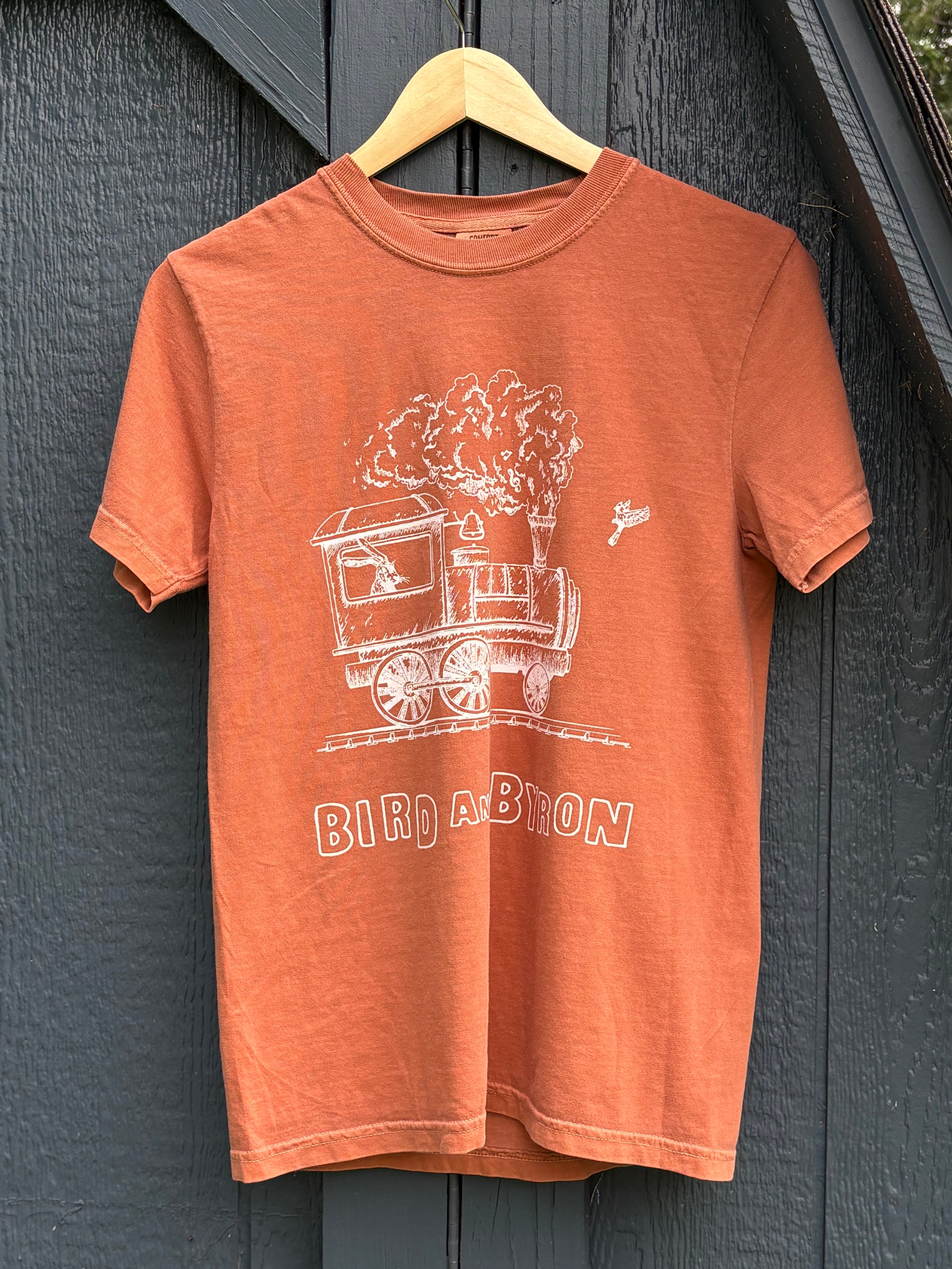 Orange Train Logo Tee