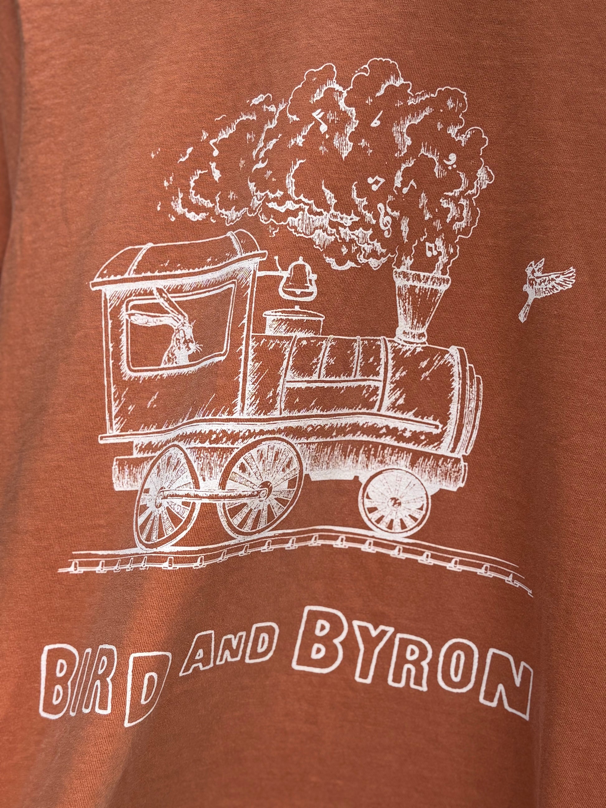 Orange Train Logo Tee