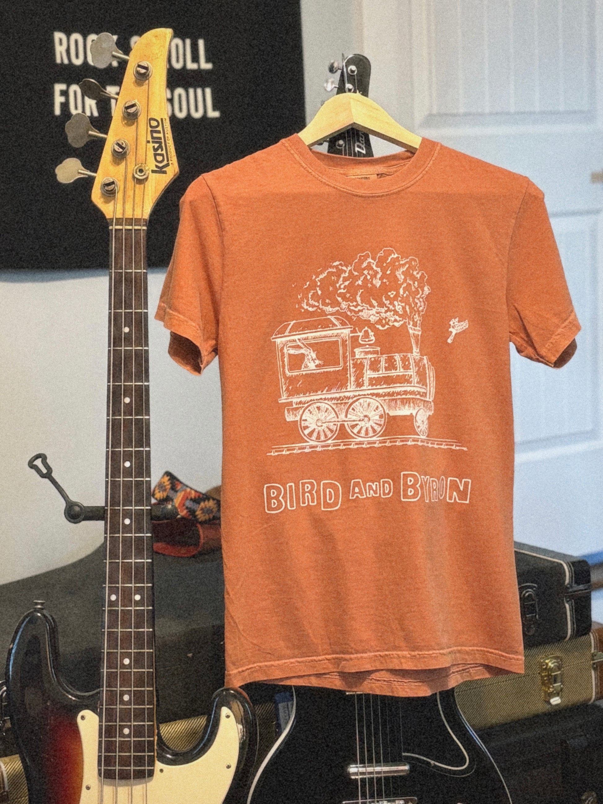 Orange Train Logo Tee