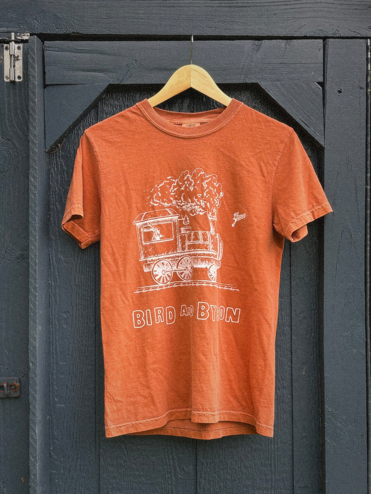 Orange Train Logo Tee