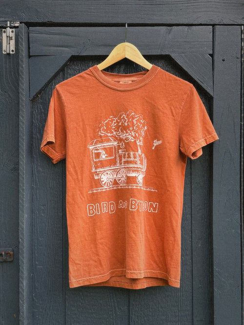 Orange Train Logo Tee