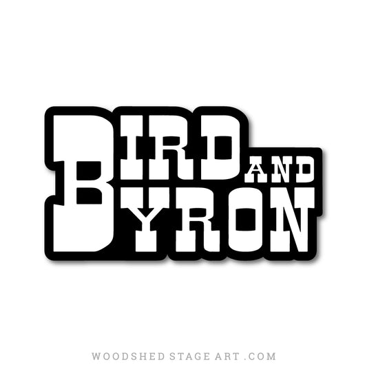 Bird and Byron Logo Sticker